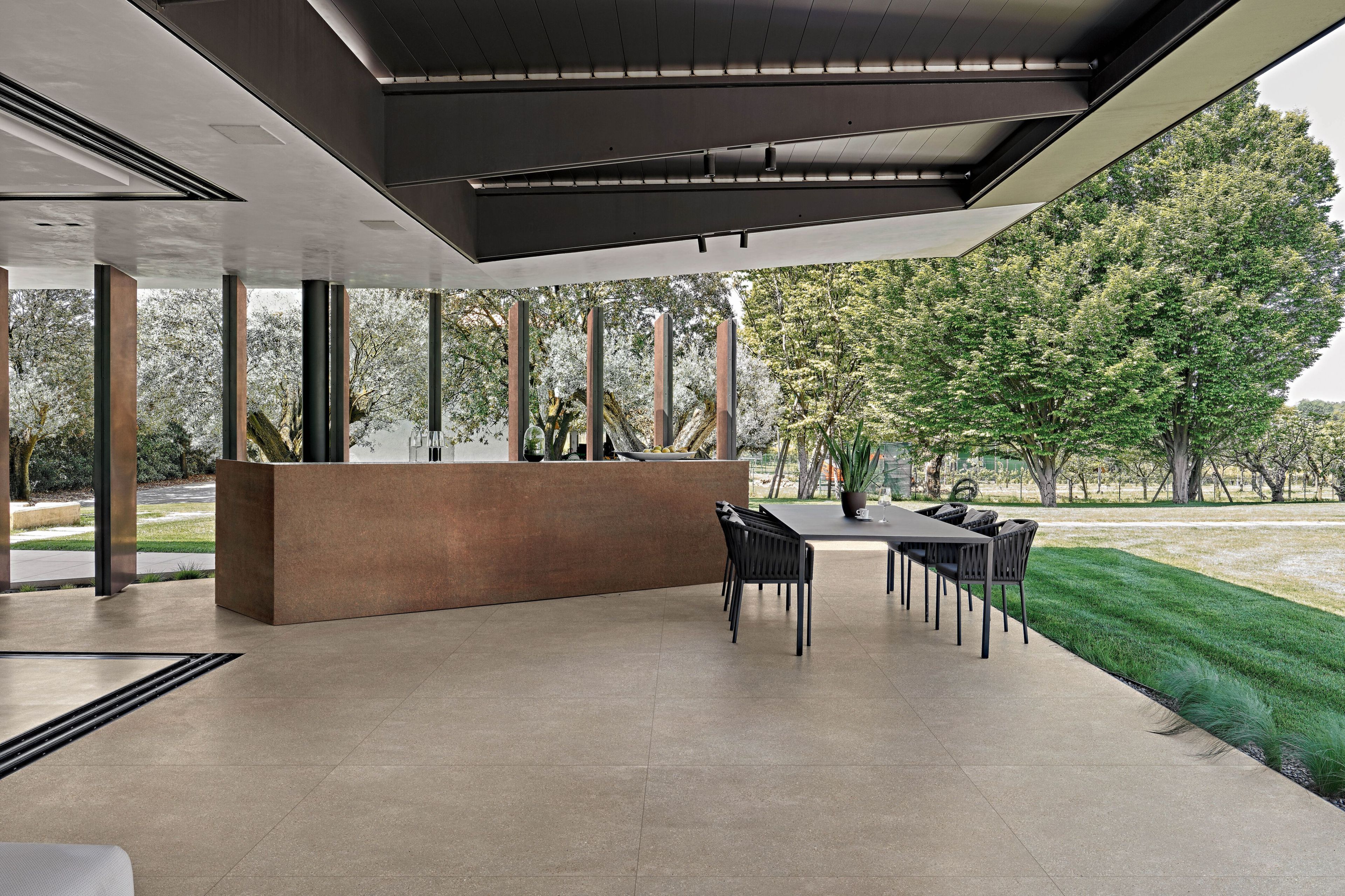 Пол / покрытие для внутреннего и наружного применения с эффектом бетона и металла Florim Ceramiche FORMATECH ARCH-00079800 - Вид №7