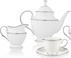 10667305 Lenox Сервиз чайный Lenox "Федеральный,платиновый кант" на 6 персон 15 предметов Фарфор костяной