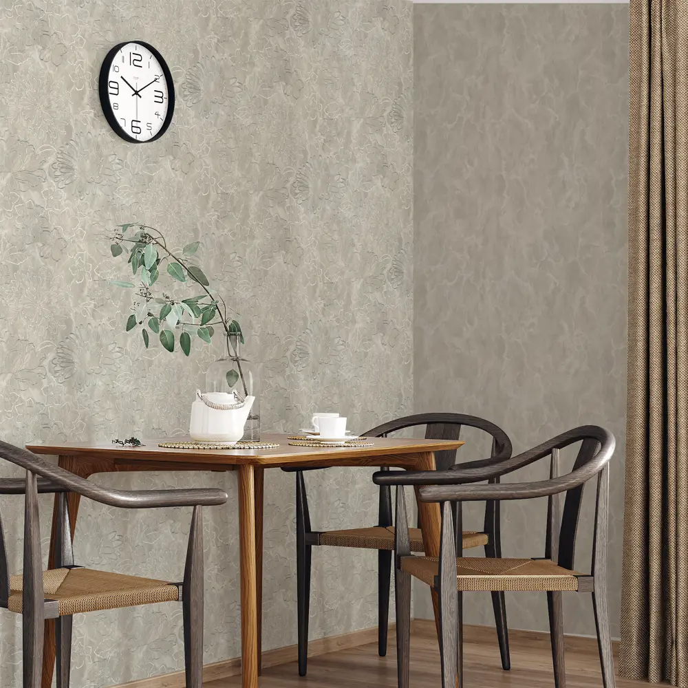 Обои флизелиновые Palitra Family Clairis серо-бежевые 1.06 м 71903-24 STLM-2077698 - Вид №3