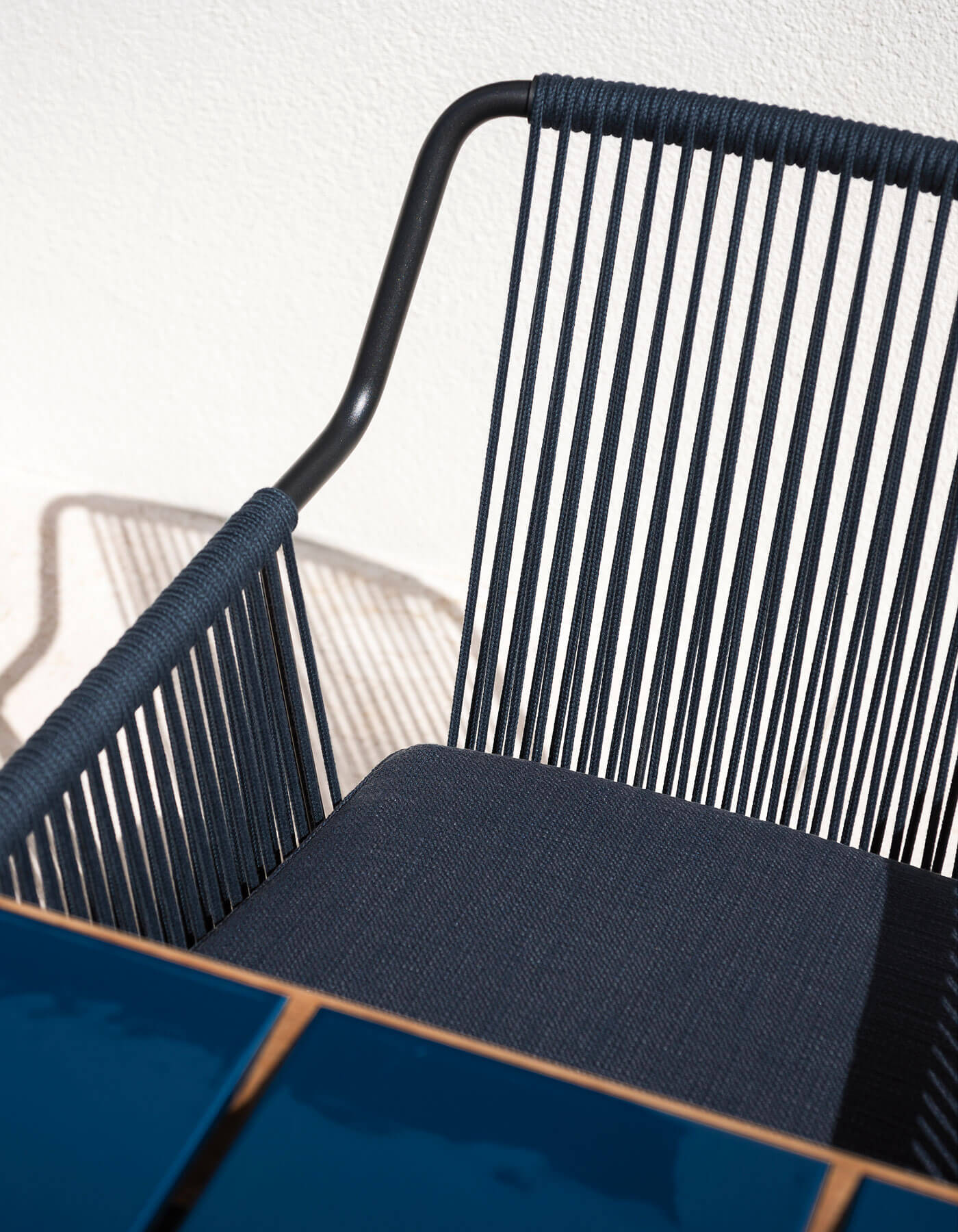 Веревочный стул для сада с подлокотниками RODA Harp ARCH-00102244 - Вид №18