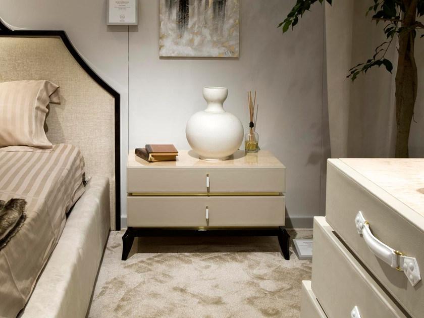 Rozzoni Прикроватная тумбочка из бриара с ящиками Ariel Ar-233 bora - Вид №2