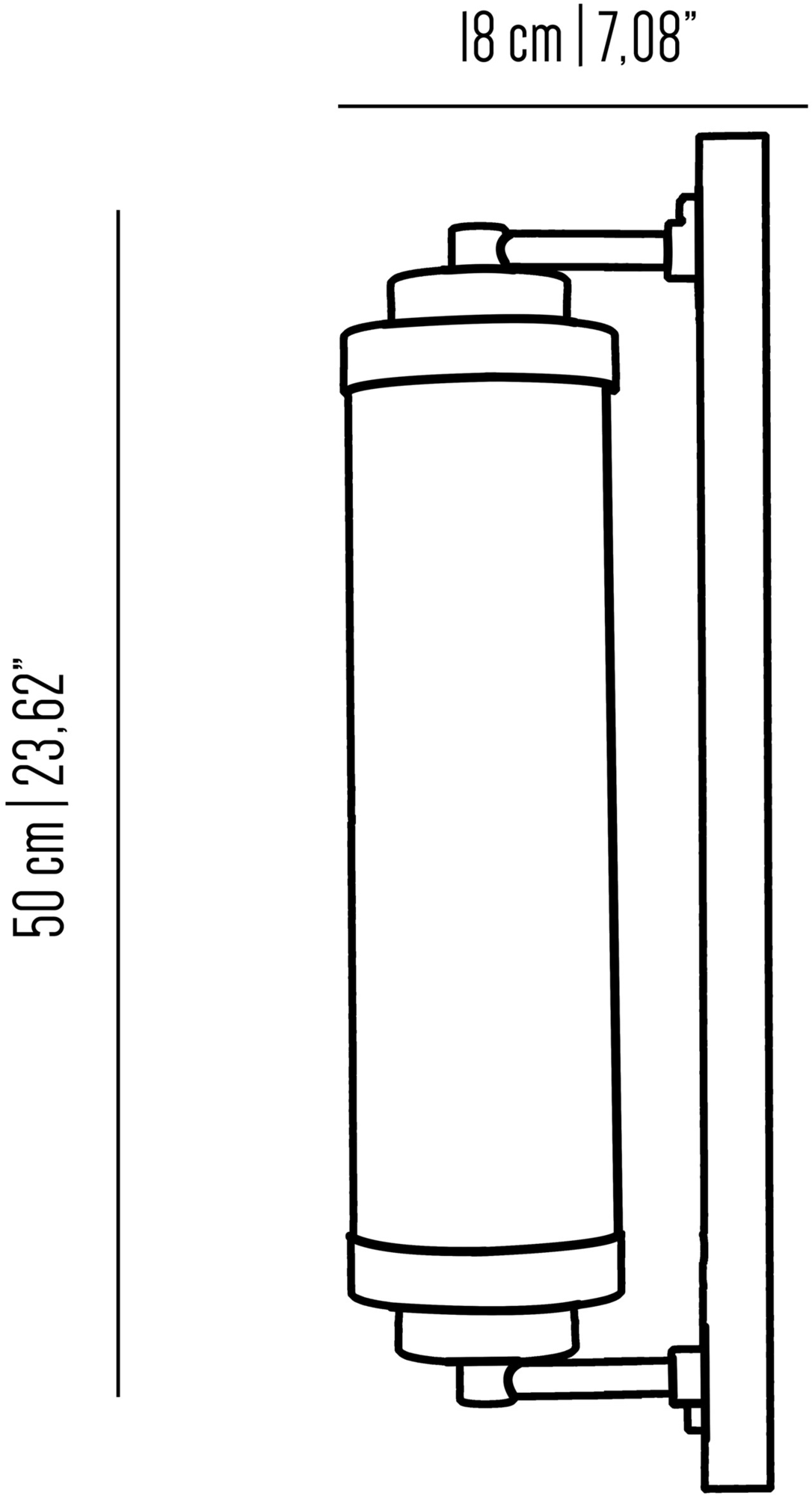 Il Bronzetto Бра из латуни с фиксированным кронштейном Timeless Nov202_s_m - Вид №3