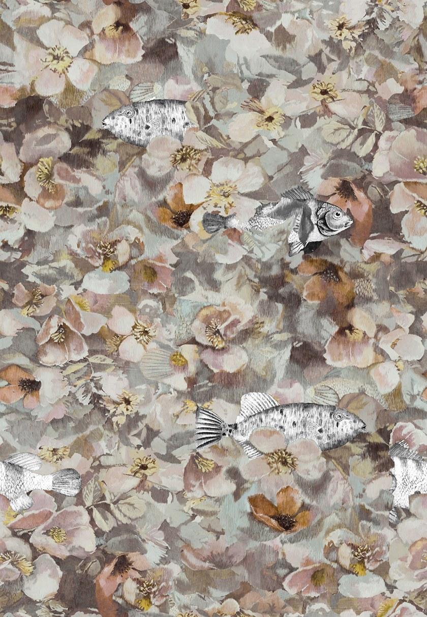 Wall&decò Флизелиновые обои с цветочными мотивами Elements 2020 Tsvr004/5/6 - Вид №2