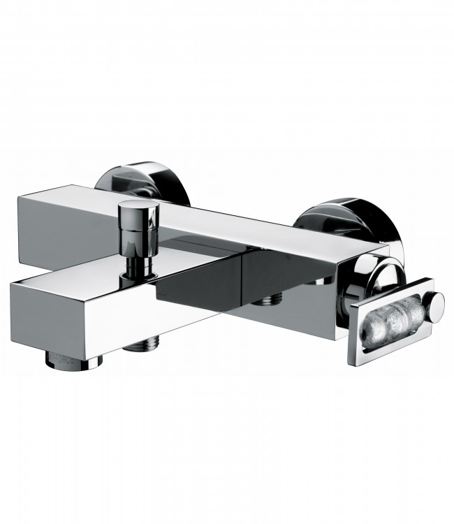 48526 / D Внешний смеситель для ванны и душа с дуплексным душем. Bongio Myamix Crystal 48526/D