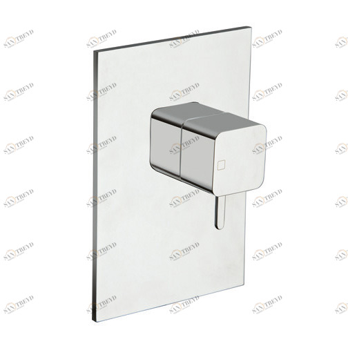 CRIKG686 Наружные части смесителя для душа CRICS535 с металлической пластиной Cristina Rubinetterie 