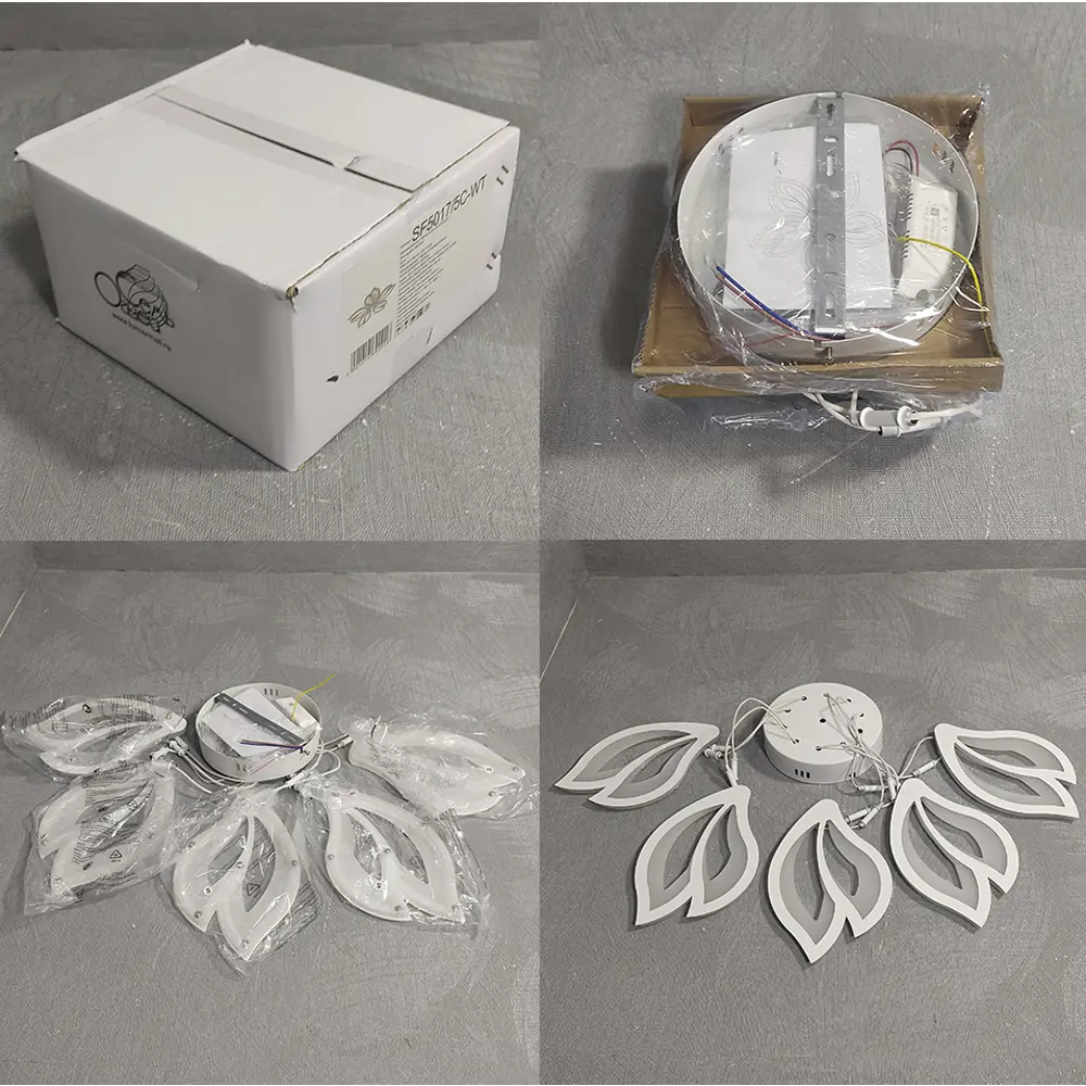 Люстра потолочная Семь огней SF7097/5C-WT LED 110 Вт регулируемый белый свет цвет белый STLM-2120810 - Вид №16