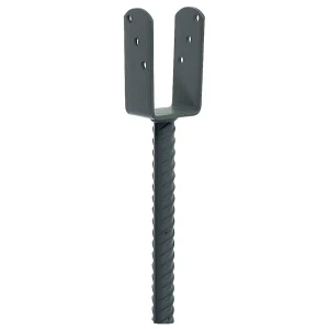 Основание колонны бруса на 200 мм 50х100 мм цвет серый