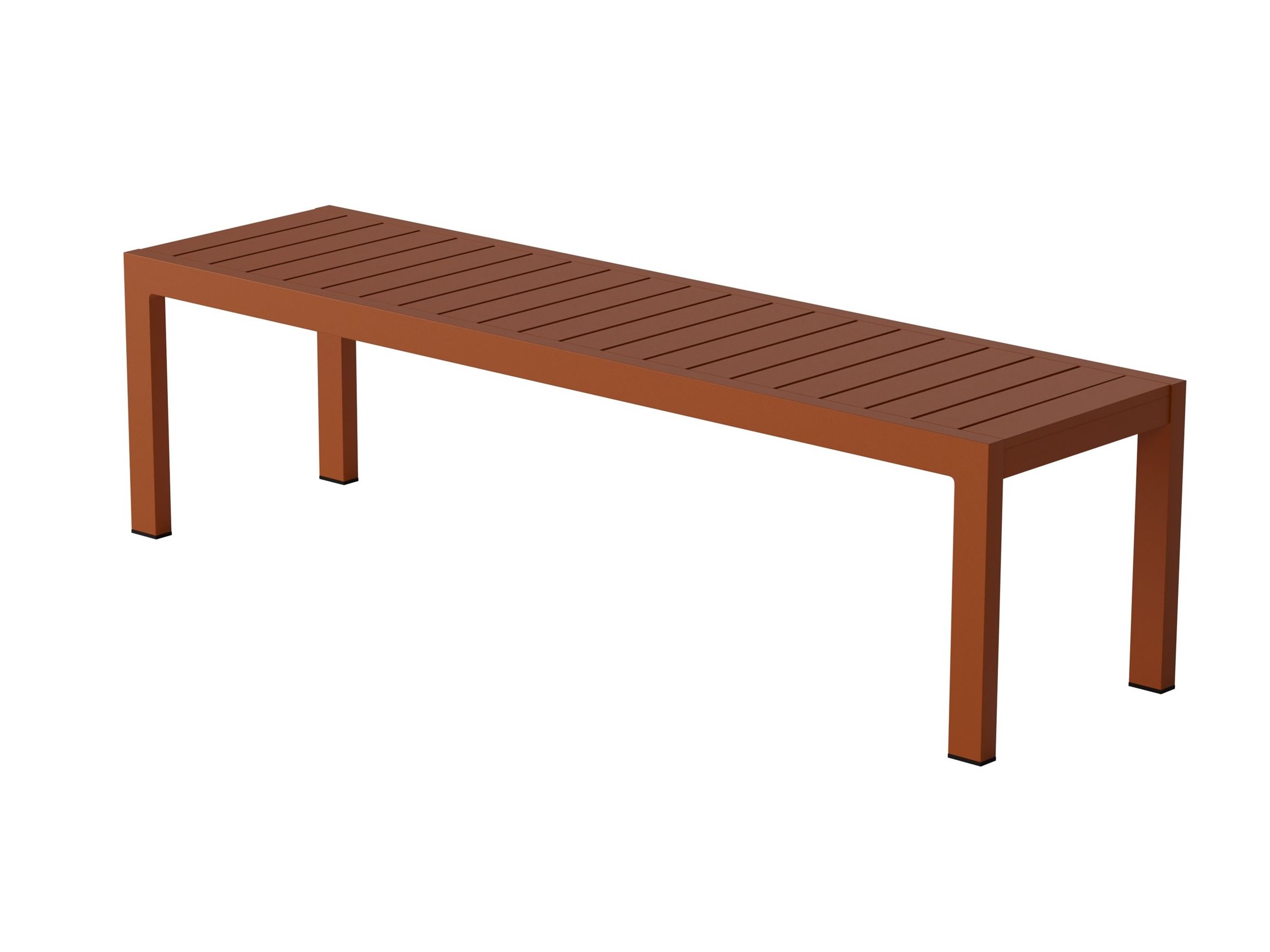 Алюминиевая садовая скамейка с порошковым покрытием Case Eos ARCH-00134240 - Вид №1