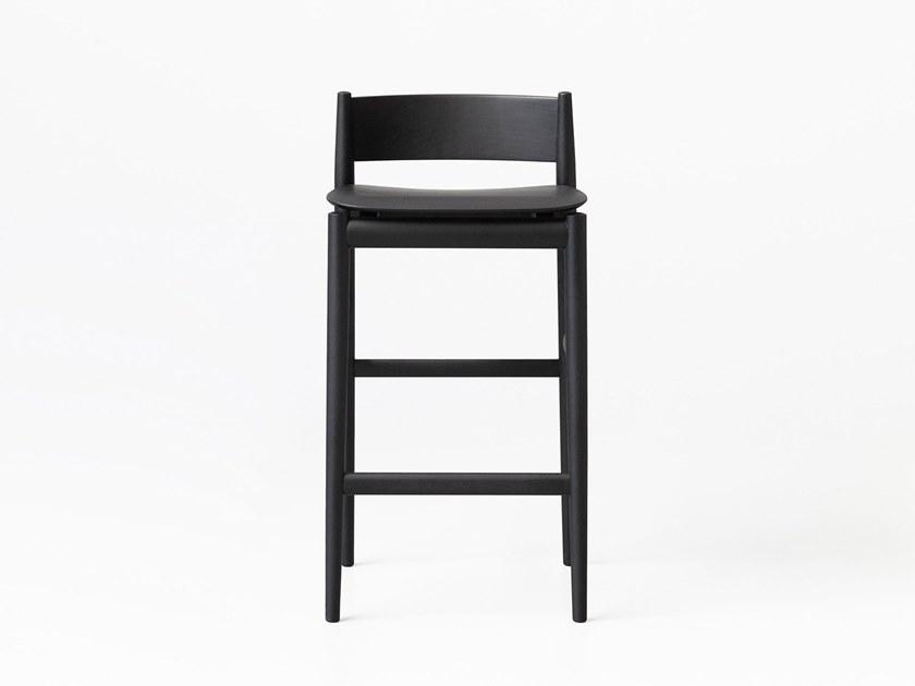 Porro Высокий табурет из ясеня с подставкой для ног sun-id-1504245 - Вид №1