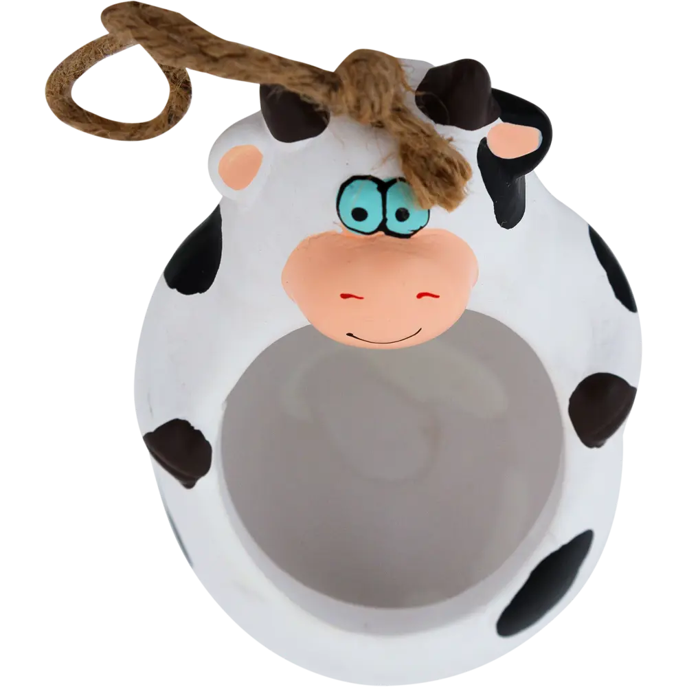 Кашпо-кактусник 10.5x10x15 см v0.15 л керамика чёрный/белый GARDMAX STLM-2160892 - Вид №2