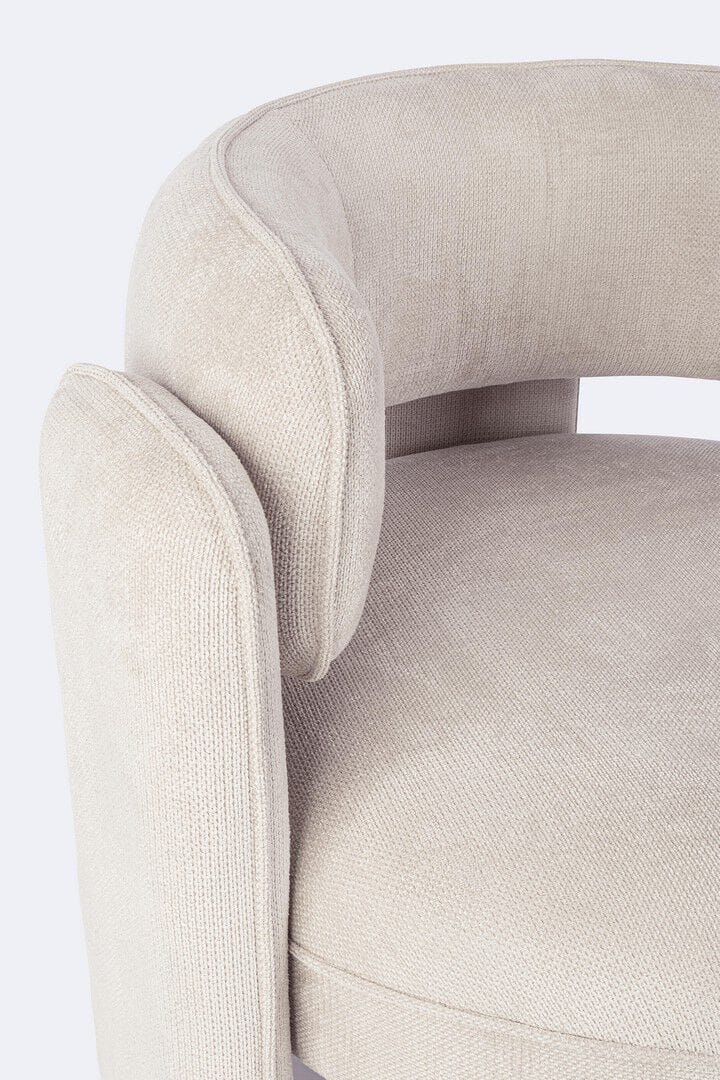 Тканевое кресло с подлокотниками BIZZOTTO AISHA ARCH-00075865 - Вид №3