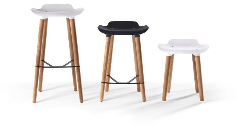 Quinze & Milan Высокий деревянный табурет Pilot sun-id-1470986 - Вид №8