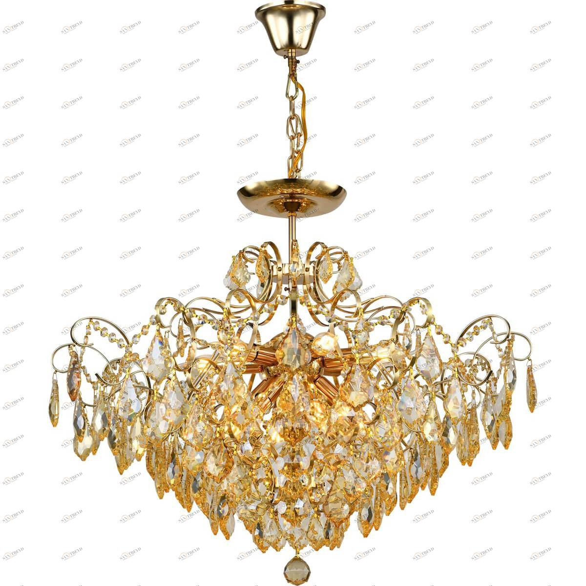 Подвесная люстра Stilfort Carmen 1036/03/12P STILFORT ДИЗАЙНЕРСКИЕ, CARMEN 00-3888494 Золото;прозрачный 