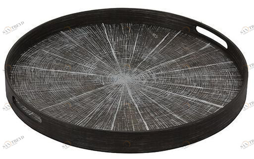 Ethnicraft Круглый деревянный поднос Classic 20305, 20378