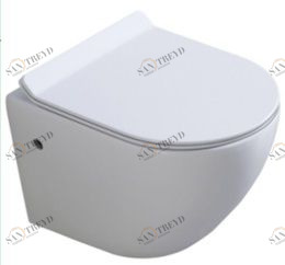 Унитаз подвесной безободковый ART&MAX OVALE Подвесной унитаз настенный Белый ART&MAX Ovale Китай