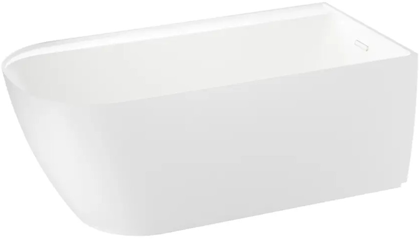 91682738 Отдельностоящая ванна Wellsee Camellia 236102002 акриловая 167x82 см с ножками, экраном и сливом-переливом STLM-0980037