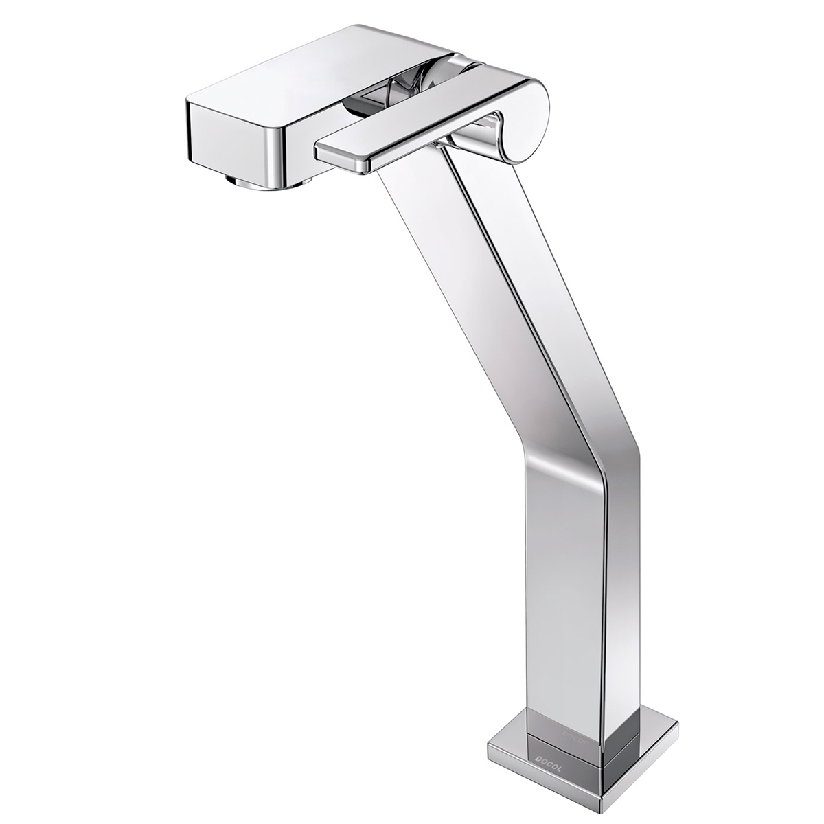 00820306 Смеситель для ванной комнаты с высоким изливом из полированного графита Docol DOCOL STILLO 