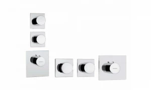 Z031203 + Z030203 000 Смеситель & запорный кран Oki 3 Outlets (with diverter) HP BOSSINI