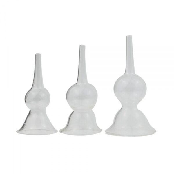 52655 Набор стеклянных колб для вакуумного массажа 3 штуки Beauty Star 