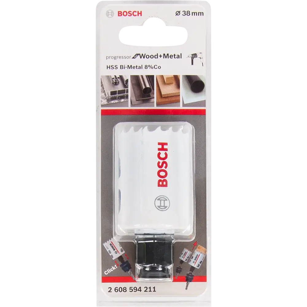 Коронка по стали биметаллическая Bosch Progressor 2608594211 38 мм 82384603 STLM-2084448 BOSCH PROFESSIONAL  - Вид №2