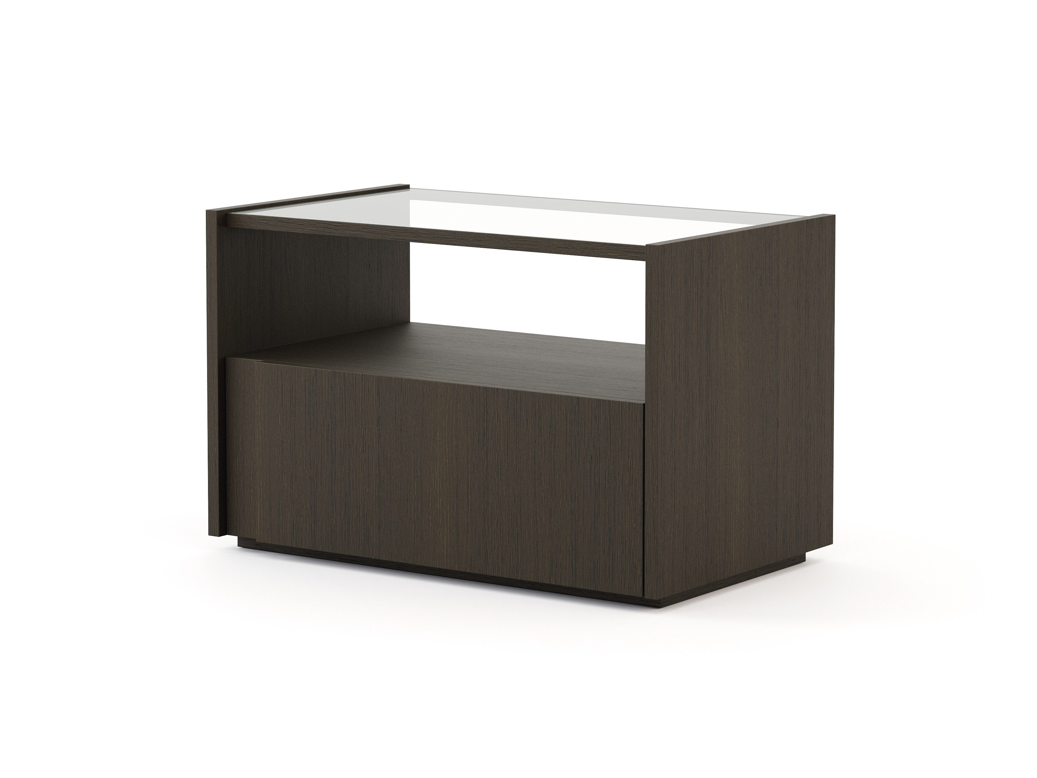 Прямоугольная прикроватная тумбочка из орехового дерева с ящиками Stylish Club Sevilha ARCH-00016888 - Вид №9