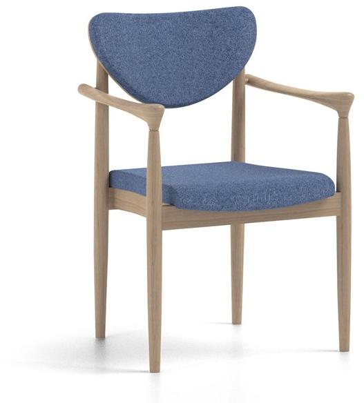 PIAVAL Штабелируемый тканевый стул с подлокотниками Pia | health & care 48-13/2 - Вид №1