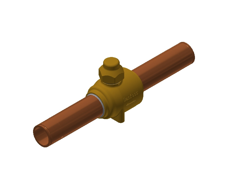 Danfoss GBCH — Запорные шаровые краны для CO2 90 бар GBC 6s H Кран запорный шаровой 009L7580  - Вид №10