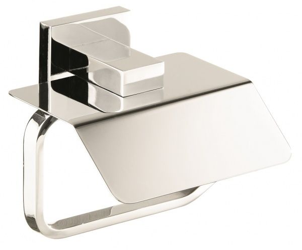 H4020/06CR Sanibano Celeste, бумагодержатель с крышкой, цвет хром