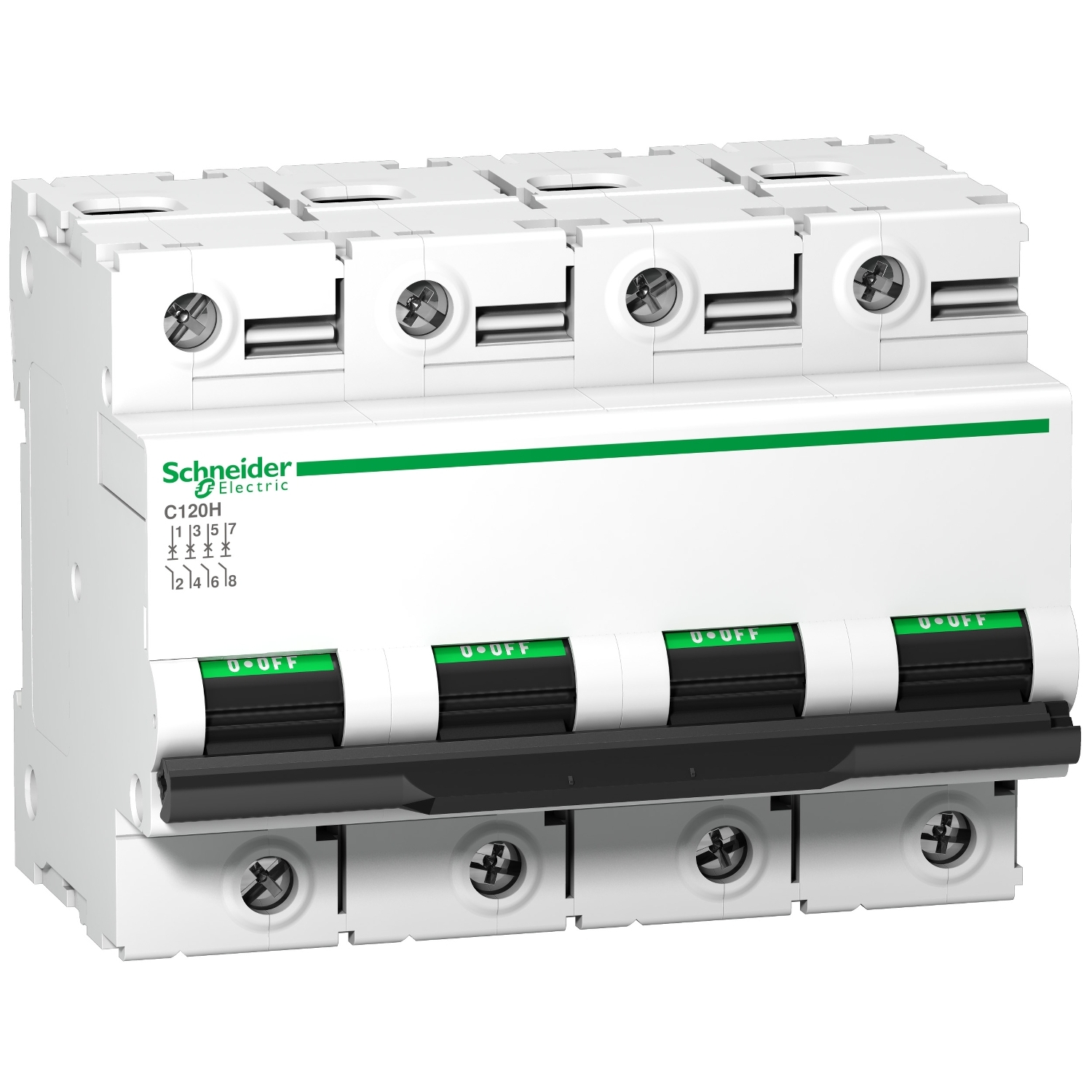 A9N18436 Автоматический выключатель Acti9 4P 100А (B) 15кА Schneider Electric Acti 9 