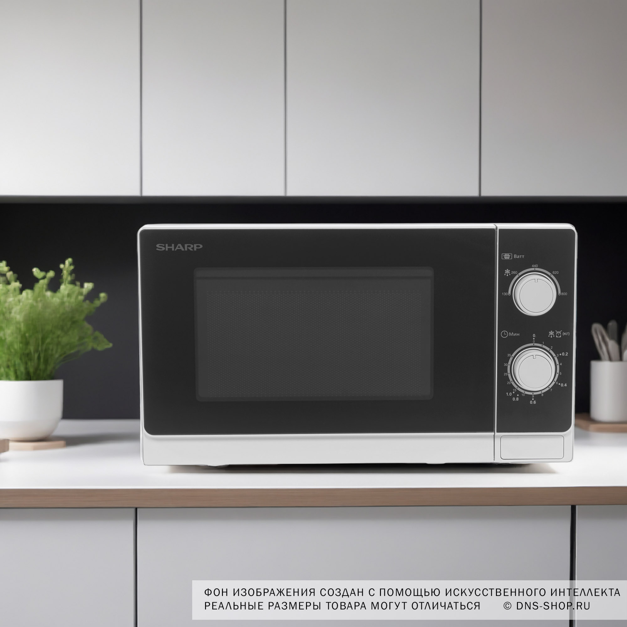 8119901 Микроволновая печь Sharp R-2000RW белый STDN-0055258 - Вид №9