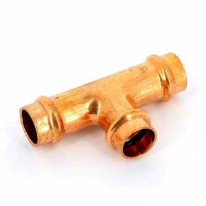 Тройник пресс IBP 18 медь