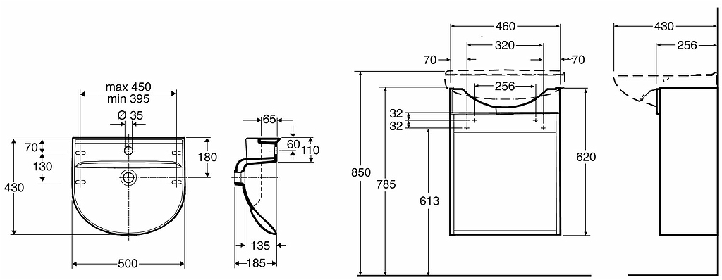 222200082 Комплект мебели IFO Cera, с двумя дверцами  - Вид №2