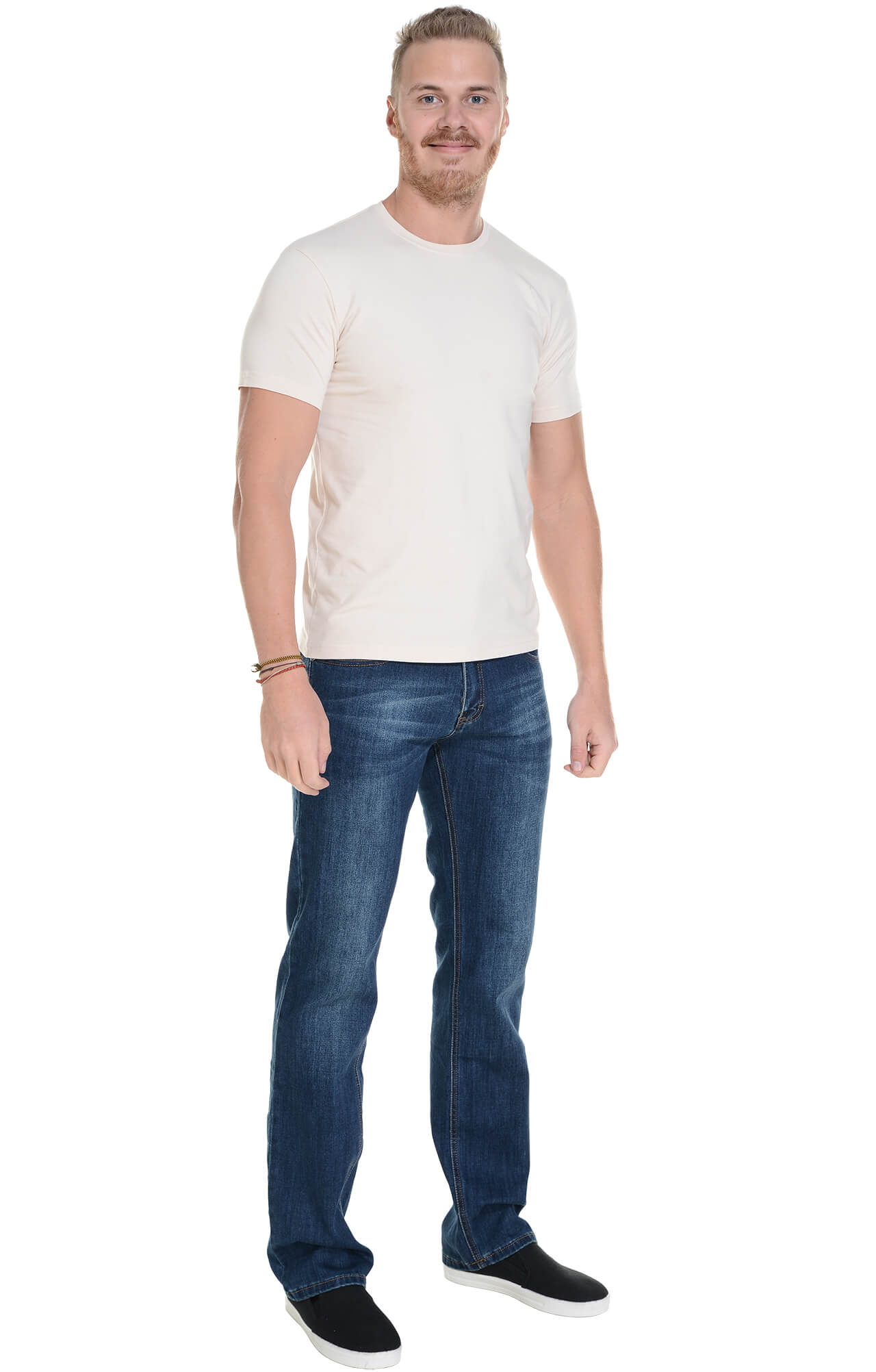 62068 Футболка мужская бежевая LUXE  Одежда для официантов  размер S  - Вид №6