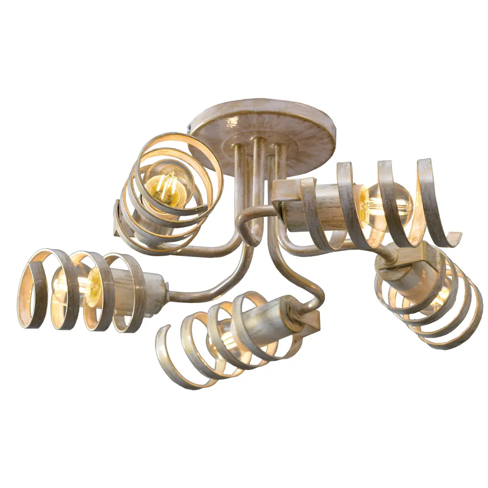 Люстра Фаэтон 5хЕ27х60 Вт цвет золото СВЕТУС STLM-2186706