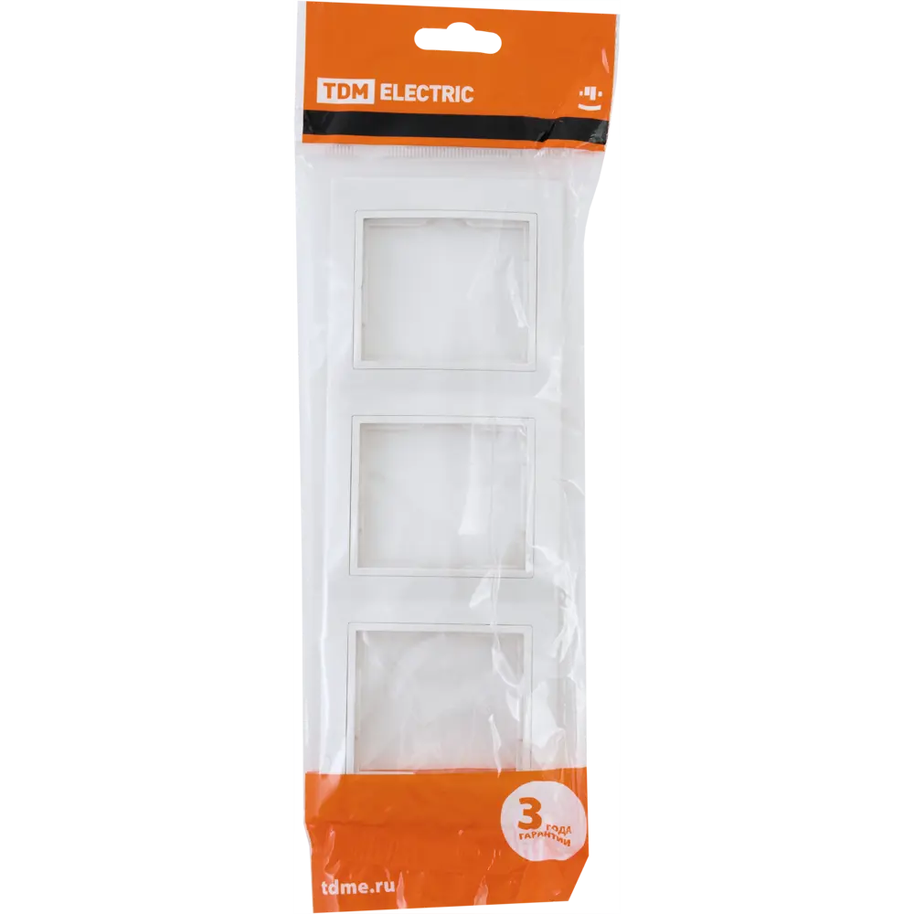 TDM ELECTRIC Рамка для розеток вертикальная на 3 поста - элегантная защита и стиль 85591181 Таймыр STLM-0064407 - Вид №4