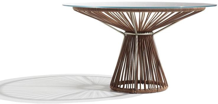 MissoniHome Круглый кожаный журнальный столик Cordula sun-id-1373893 - Вид №1