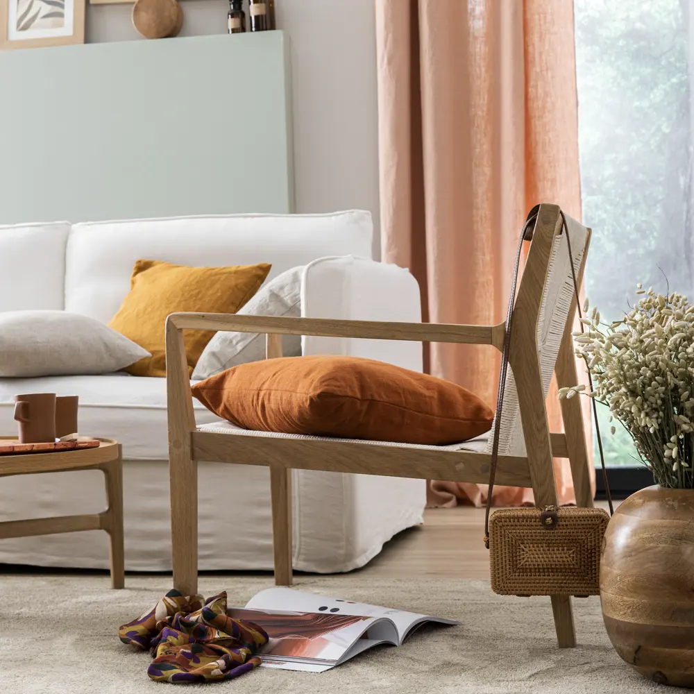 Подушка Inspire Danae 45x45 см цвет горчичный Solemio 0 84843054 STLM-2015502  - Вид №3