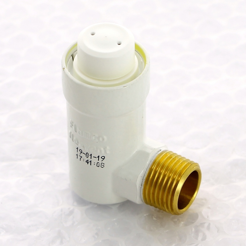 Воздухоотводчик автоматический Flamco Flexvent H 1/2 без отсечного клапана, белый 27711