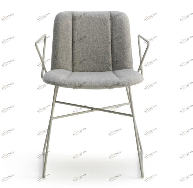 Billiani Стул из ткани с подлокотниками Hippy 638