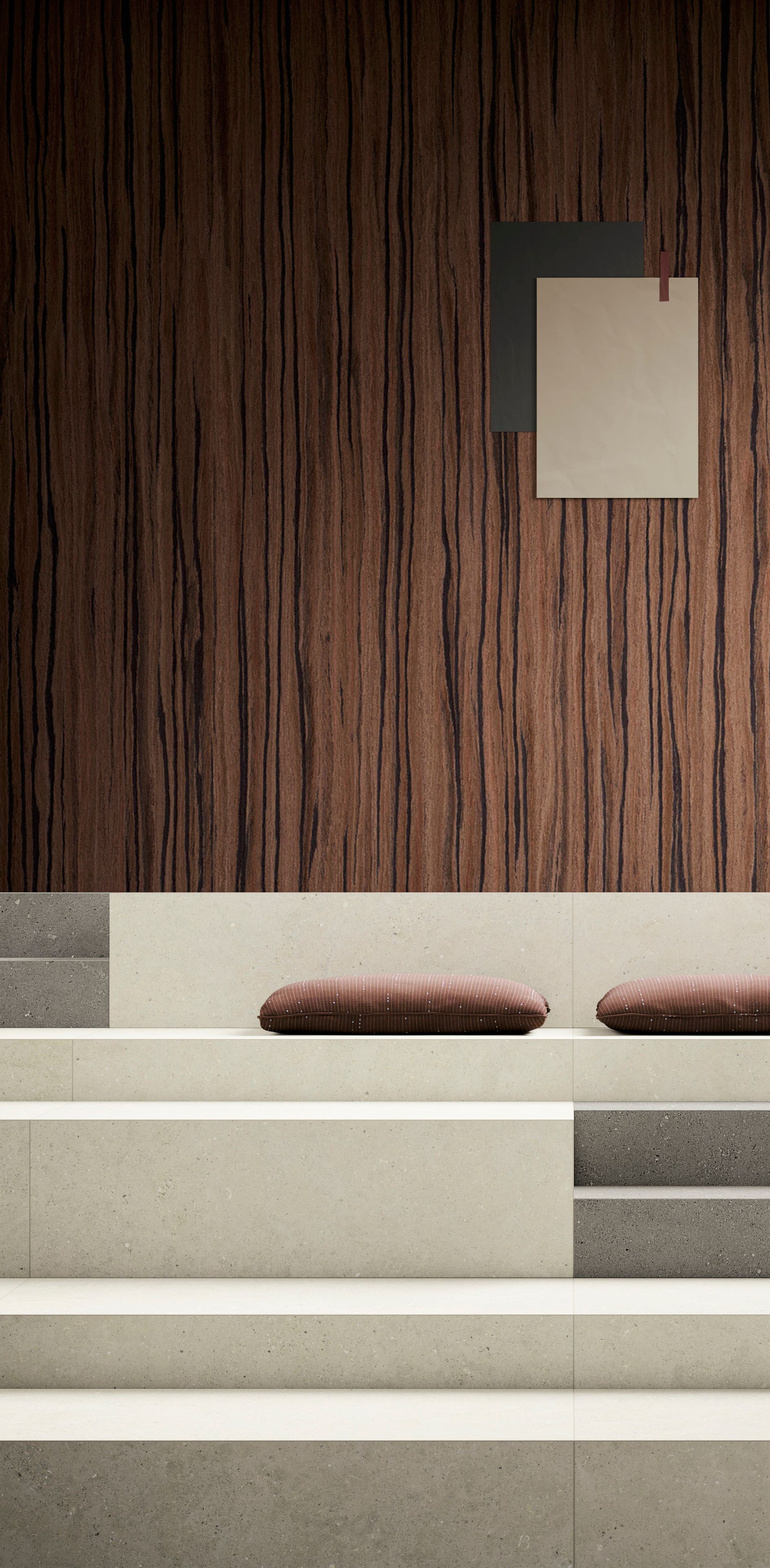 Пол / облицовка керамогранита с эффектом камня Fiandre сплошная ARCH-00006905 - Вид №1