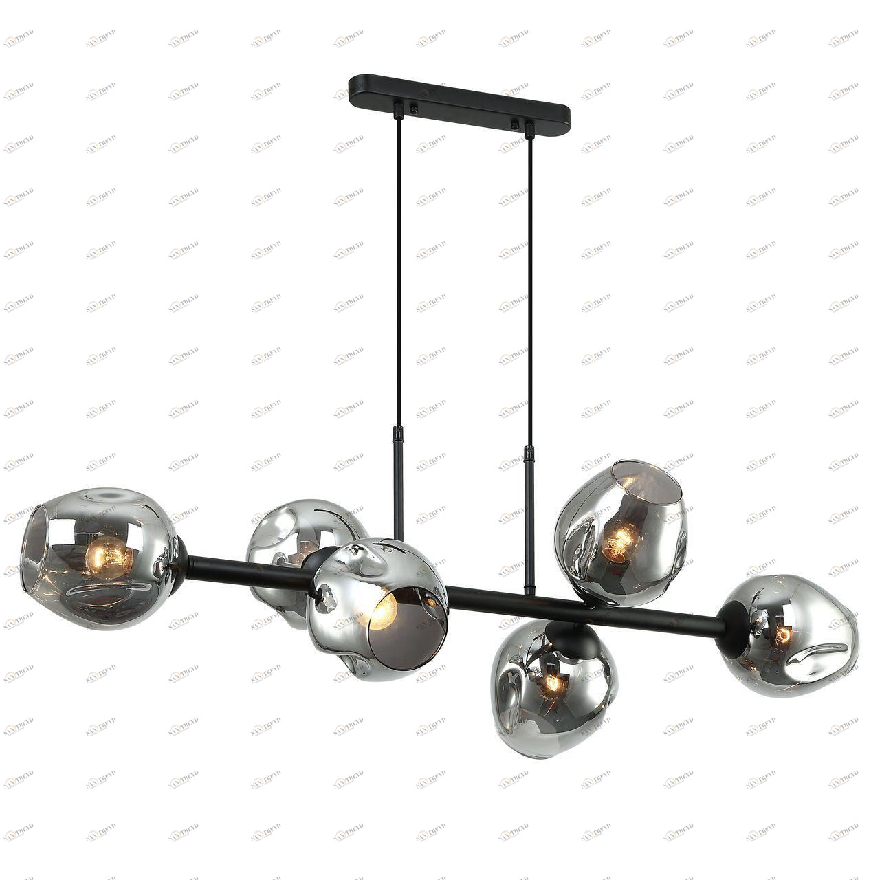 Подвесная люстра Favourite Traube 2361-6P FAVOURITE ДИЗАЙНЕРСКИЕ, TRAUBE 312771 Серый 