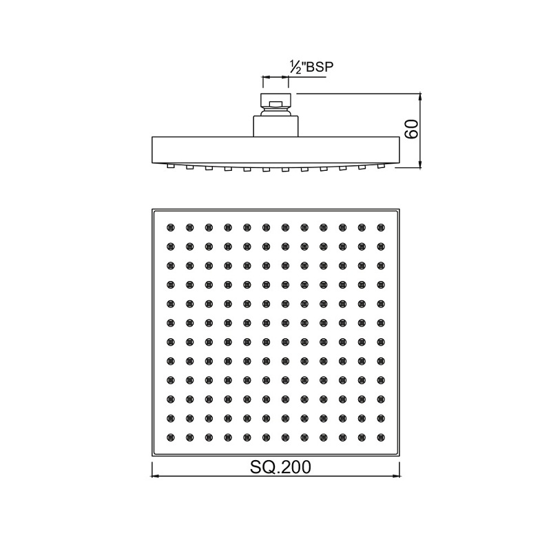 OHS-CHR-35497 Верхний душ Jaquar Santreyd  - Вид №1