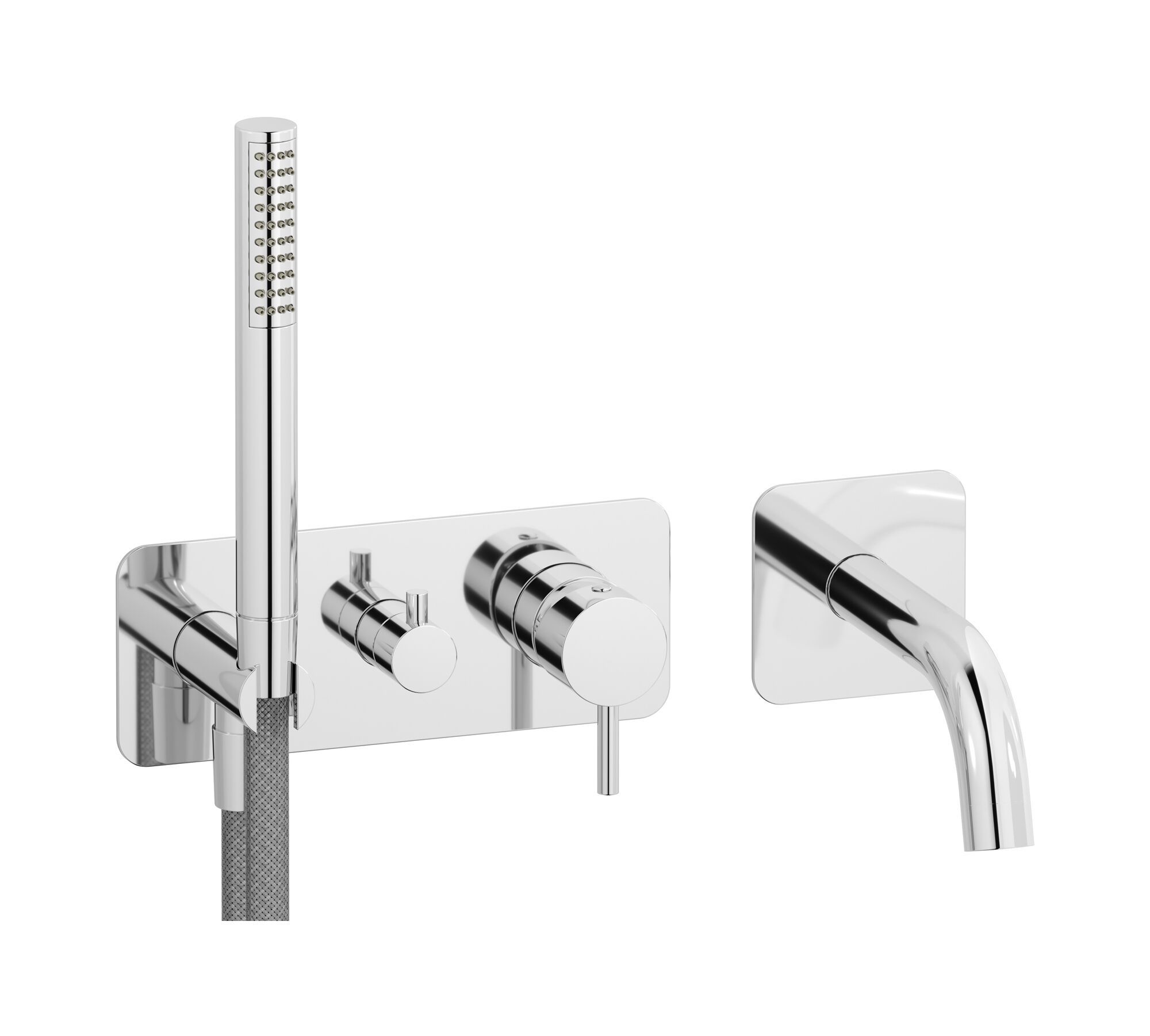 Смеситель для душа с 4 отверстиями и ручным душем IB Milano Torino ARCH-00080532 - Вид №1