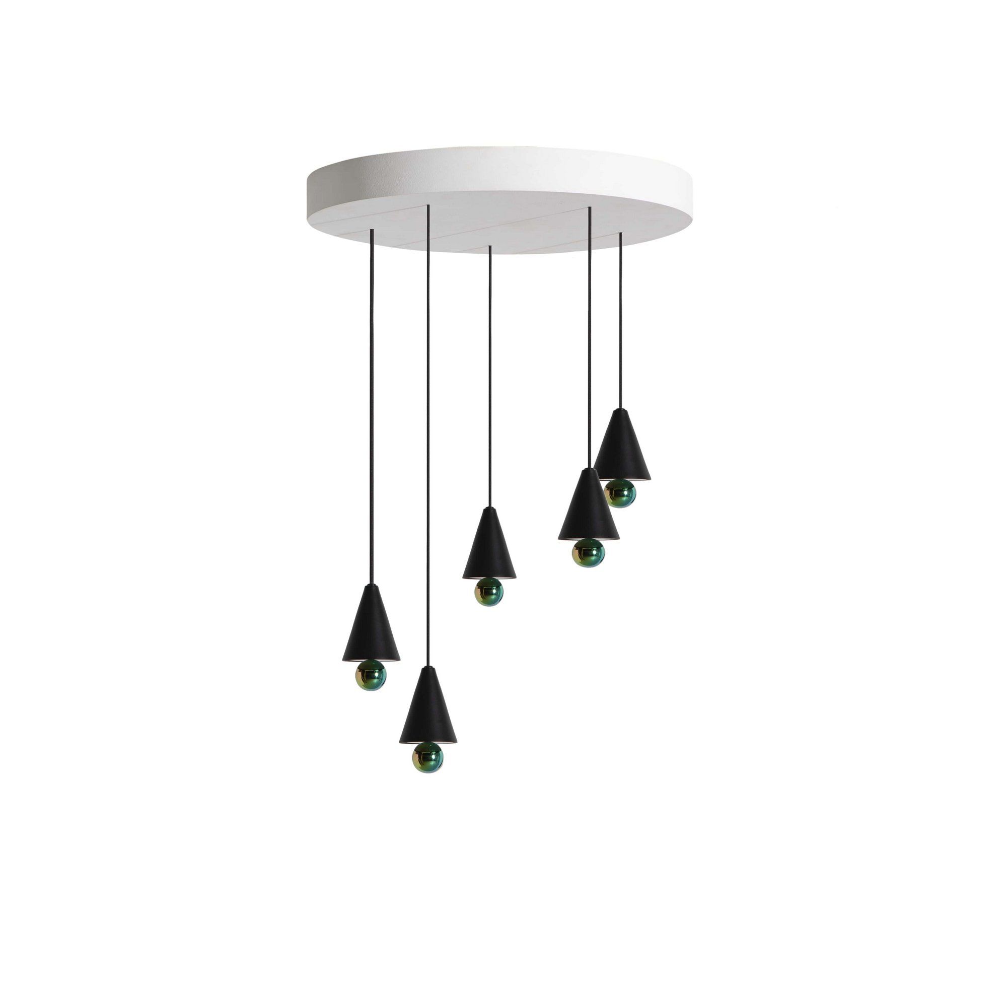 Алюминиевый светодиодный подвесной светильник Petite Friture Вишневый ARCH-00005772