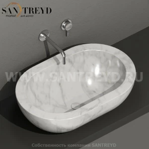 SC012MC Накладная раковина на столешницу  овальная Ceramica Globo