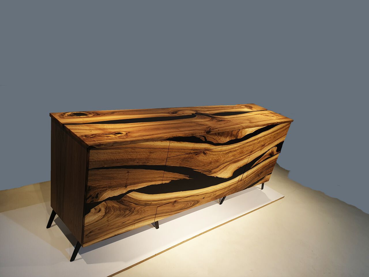 Шкаф из орехового дерева и смолы с распашными дверями Legnor LEG2408746 / LEG2408755 / LEG2408753 ARCH-00026945 - Вид №7