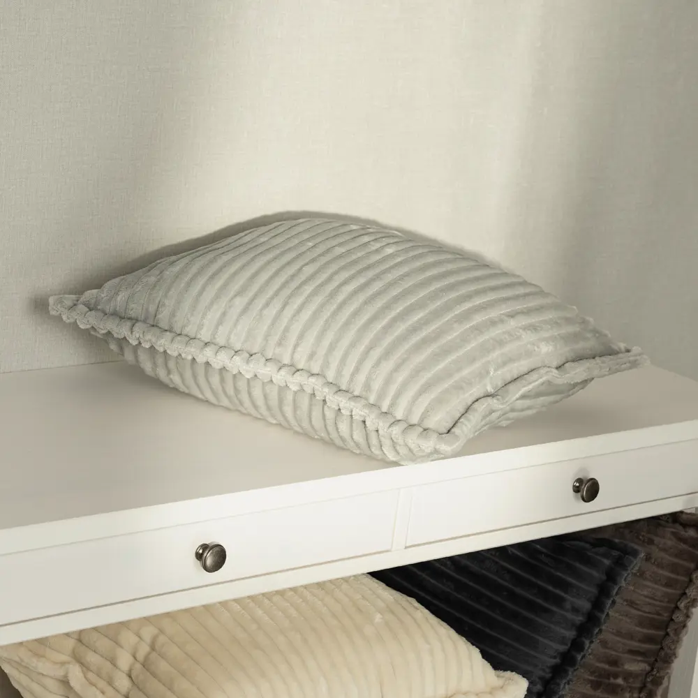 Декоративная подушка SEASONS Line 45×45 см светло-серый 89437504 STLM-1572896 - Вид №3