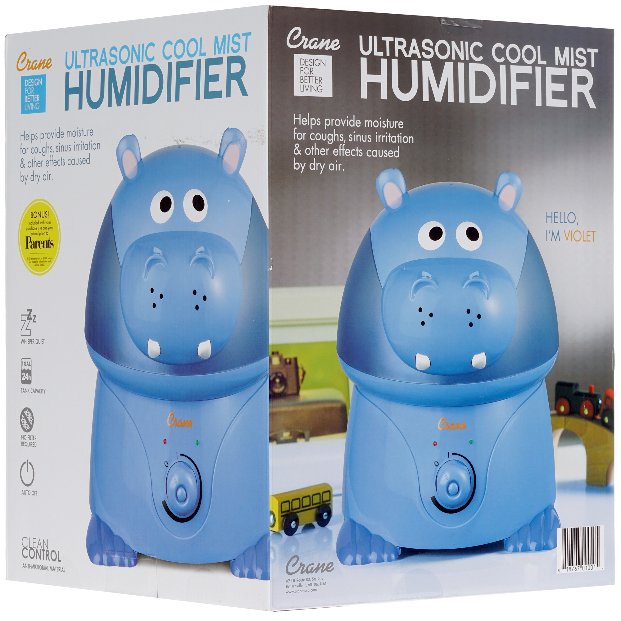 1242359 Увлажнитель воздуха Crane EE-8245 Бегемот STDN-0082517 - Вид №7