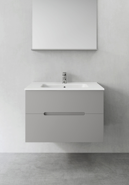 1390108 Шкаф Для Умывальника Sun Grey 800 Hafa Серый 