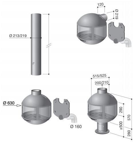 Focus creation Камин с панорамным остеклением Edofocus sun-id-1429872 - Вид №1